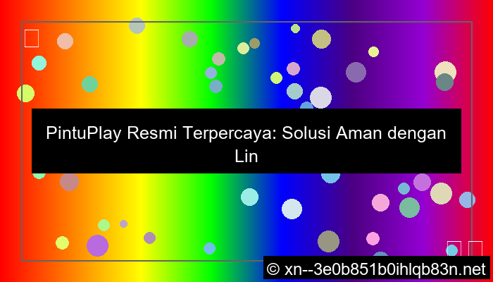 ilustrasi link alternatif pintuplay resmi terpercaya