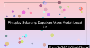 link alternatif pintuplay sekarang