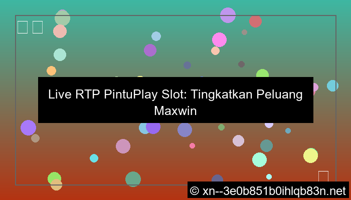 live rtp pintuplay slot