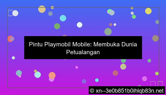 desain pintu play mobile