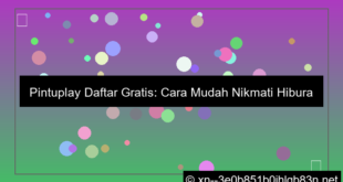 pintuplay daftar gratis