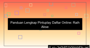 pintuplay daftar online
