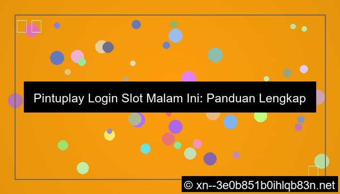 grafik pintuplay login slot malam ini