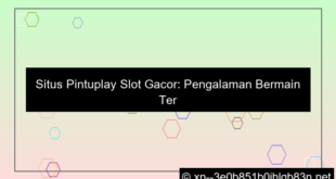 ilustrasi situs pintuplay slot gacor