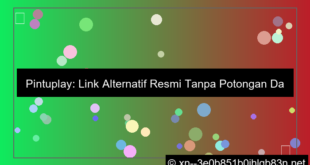 link alternatif pintuplay tanpa potongan dana