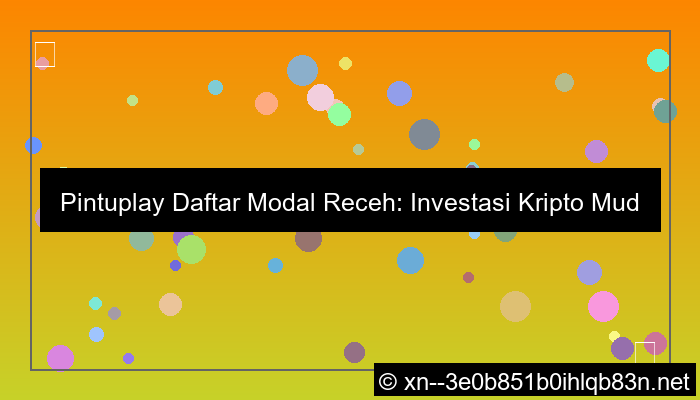 visual pintuplay daftar modal receh