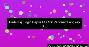 desain pintuplay login deposit qris