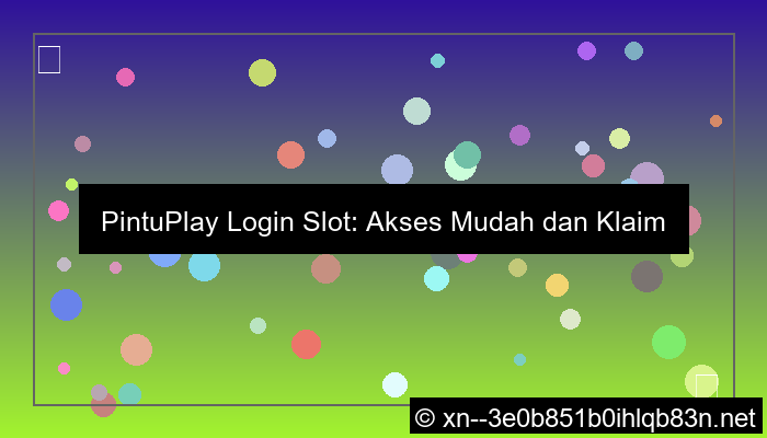 visual pintuplay login slot free spin