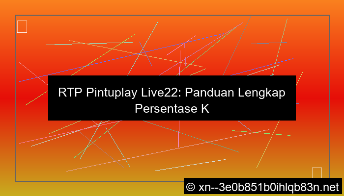 rtp pintuplay live22