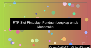 ilustrasi rtp slot pintuplay
