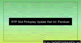rtp slot pintuplay update hari ini