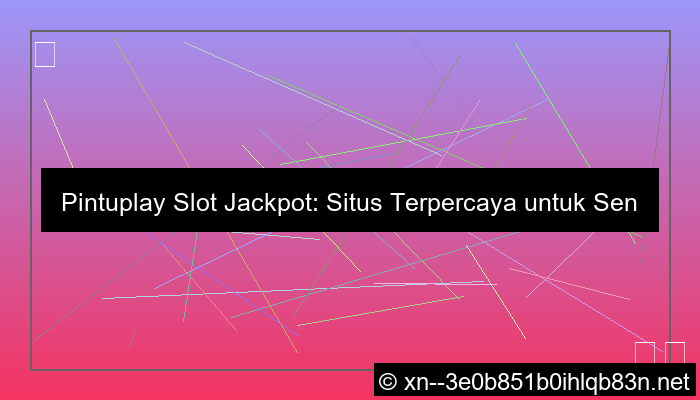 grafik situs pintuplay slot jackpot